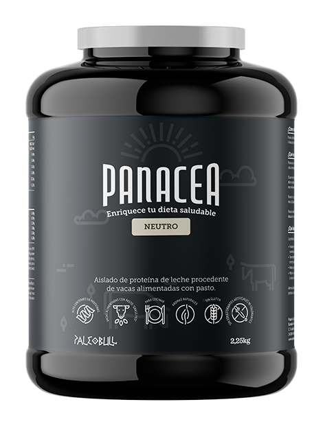 Panacea: Aislado de Proteína de Suero - Sabor Neutro · Paleobull · 2,25 kg