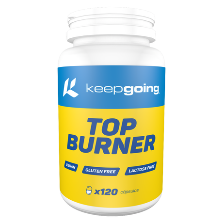 TOP BURNER · Keepgoing · 120 cáps.