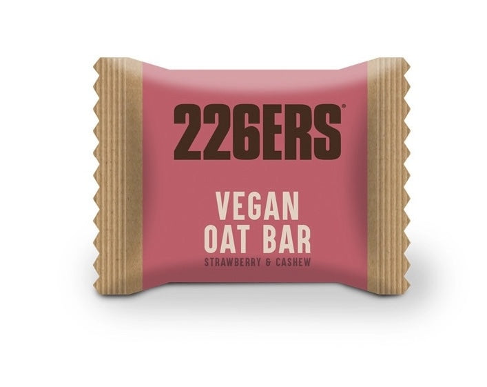 Barrita Energética Vegan Oat Bar: Sabor Fresa y Anacardos · 226ERS · 50 gramos
