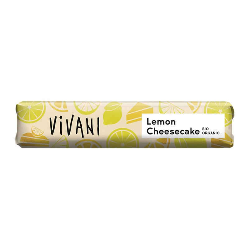 Barrita de Chocolate Limón-Cheesecake · Vivani · 40 gramos